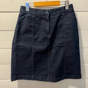💙 L.L.Bean Classic Fit Denim Skirt – Size 10 Regular💙